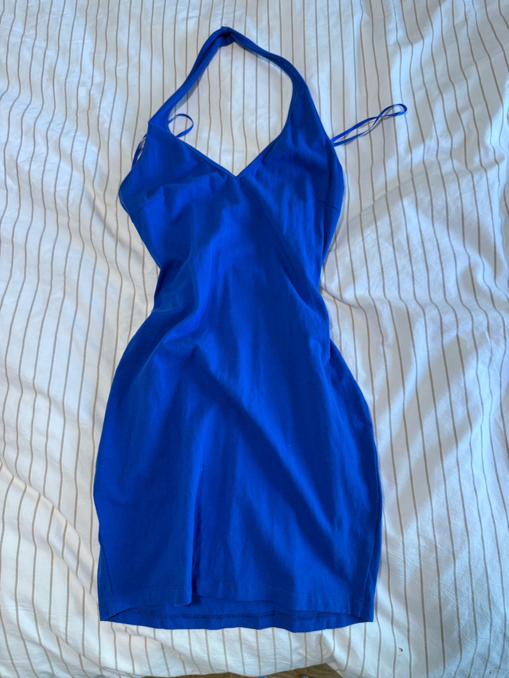 Royal Blue halter Dress